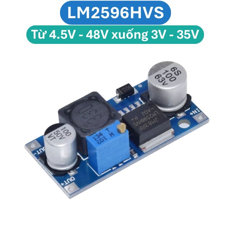 Mạch nguồn giảm áp, hạ áp ( điện áp cao) LM2596HVS / LM2596HV