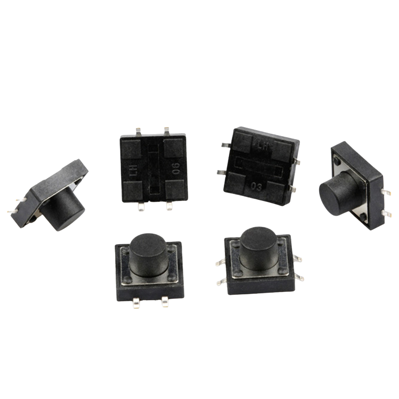 (20 Cái) Nút nhấn 12x12mm 4 chân dán cao 4.3 - 12mm