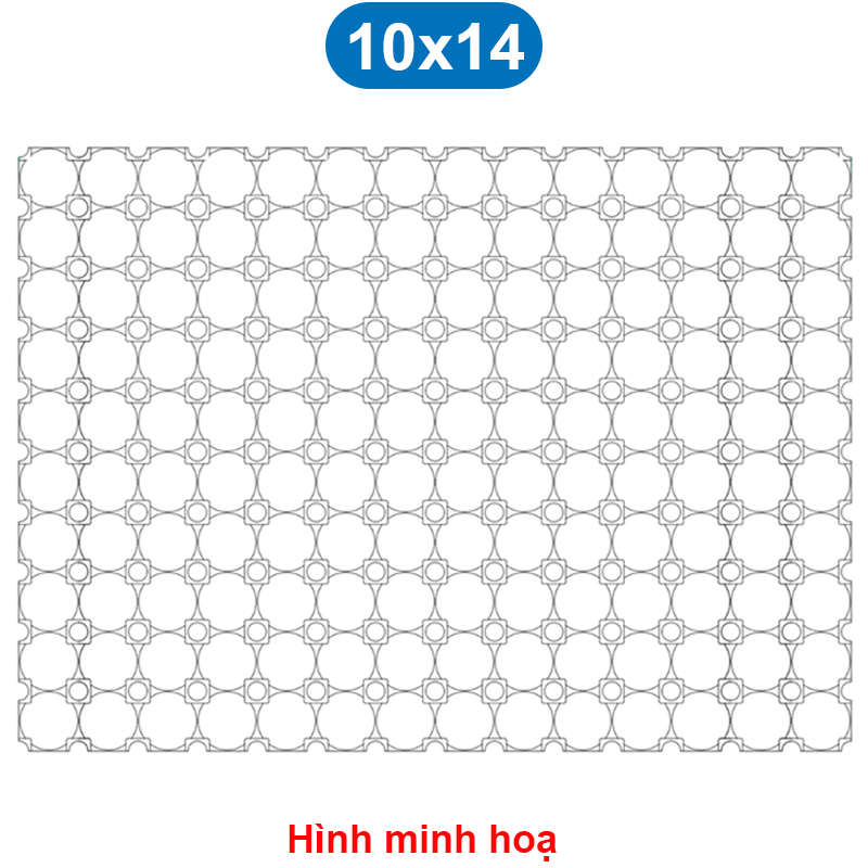 Khung cố định pin 18650 nhiều hàng (6 - 13 hàng) ghép khối lớn xe điện