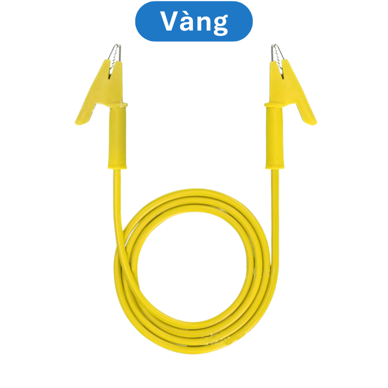 Dây kẹp silicon 2 đầu cá sấu 1m