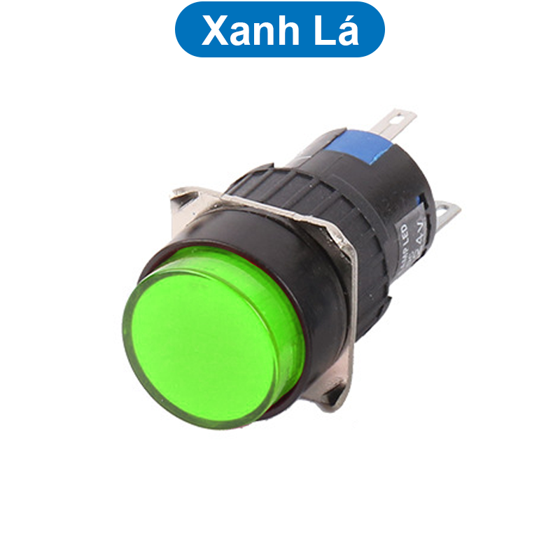 Nút nhấn nhả (reset) / nhân giữ (on/off) 5 chân AL6 - M lỗ khoét 16mm