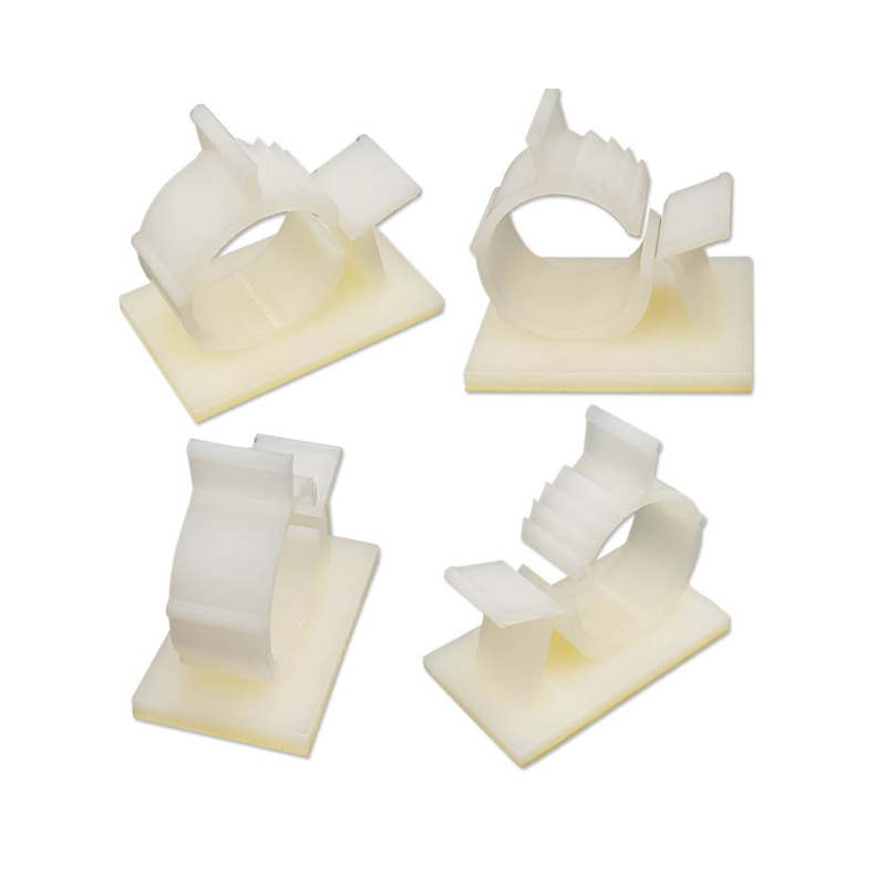 (5 cái) Kẹp giữ dây tròn có keo dán, nẹp khoá dây, gối đỡ dây