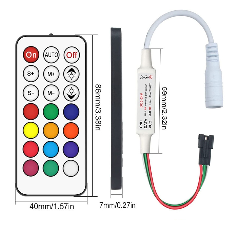 Bộ LED Dây WS2812B RGB 5050