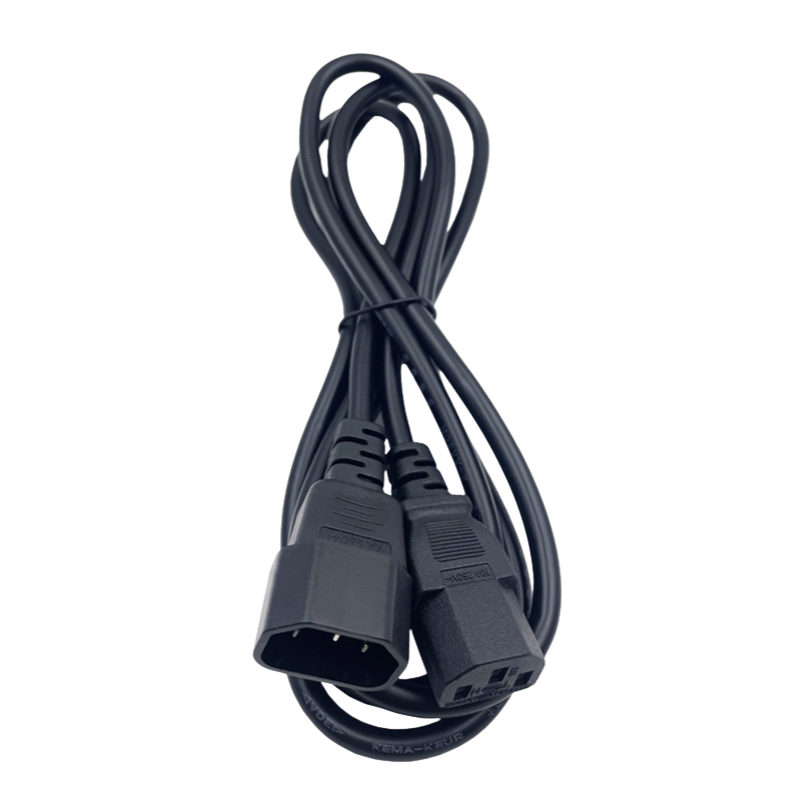 Dây nối nguồn AC 1.5m đực - cái, dây đồng nguyên chất