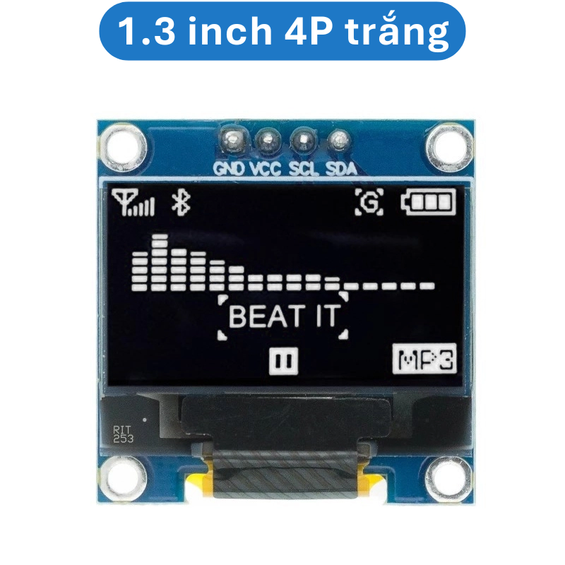 Màn hình LCD OLED giao tiếp I2C hoặc SPI