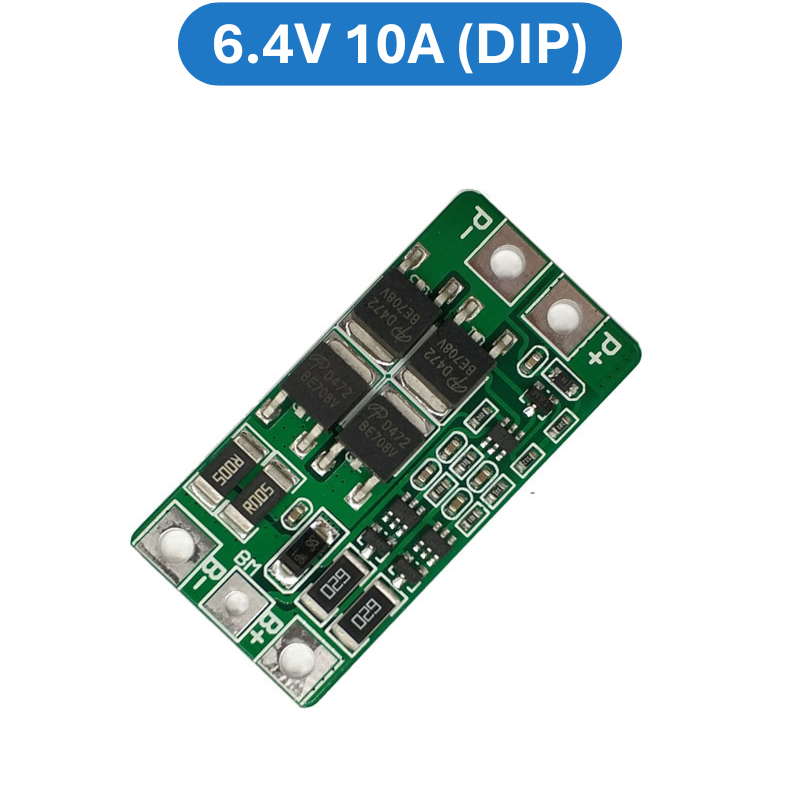 Mạch bảo vệ cân bằng pin Sắt LiFePo4 2S 6.4V (pin 3.2V) không kẽm hàn