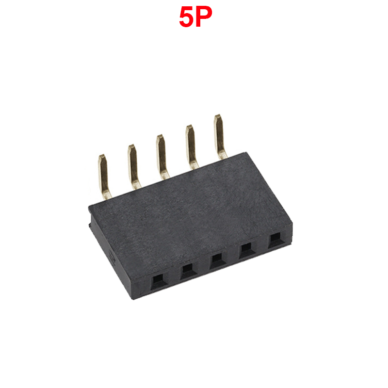 Hàng rào cái đơn 2.54mm cắm chân cong cao 8.5mm