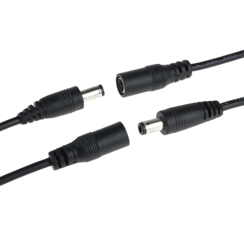 Jack nguồn dc 5.5x2.1 - Đực / Cái 20cm
