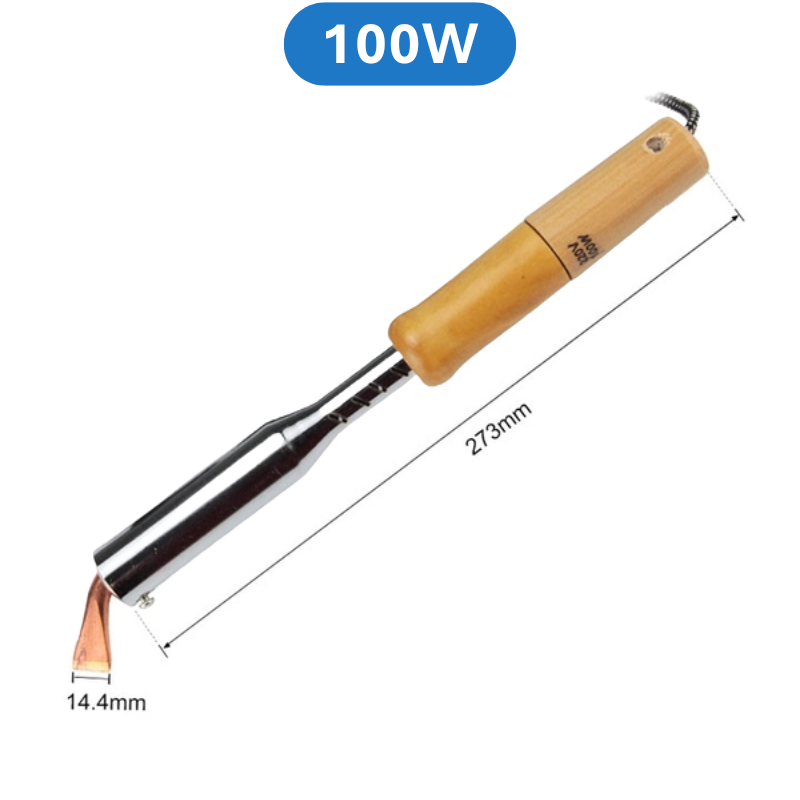 Mỏ hàn cán gỗ chuyên dụng cho mối hàn to đủ công suất 75W - 300W