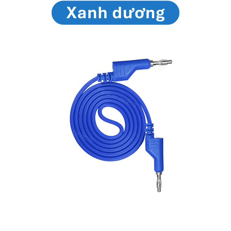 Dây kẹp silicon 2 đầu bắp chuối 1m