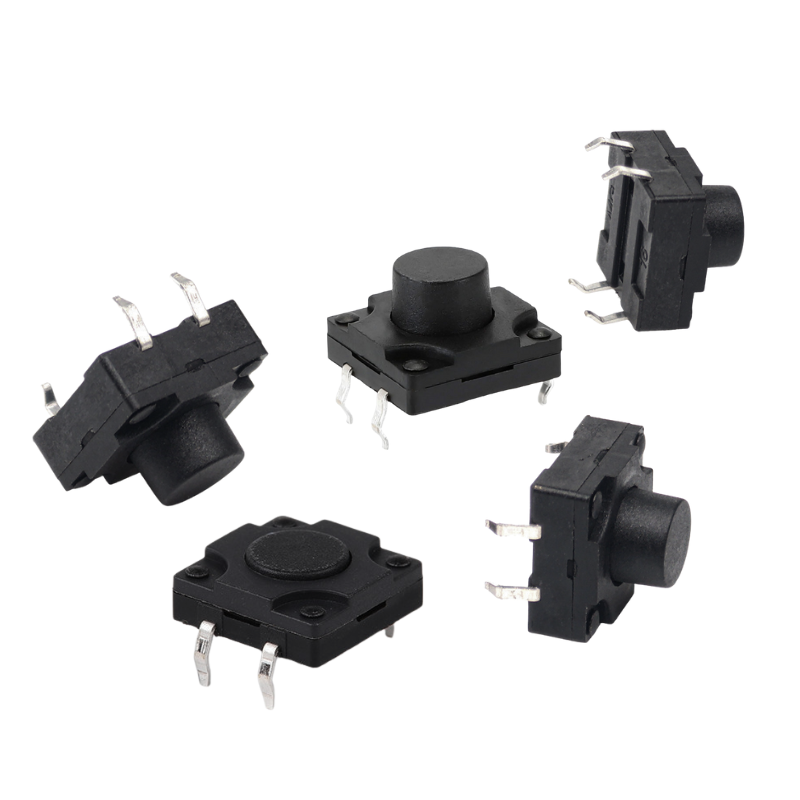 (10 Cái) Nút nhấn 12x12mm 4 chân cắm chống thấm cao 4.3 - 12mm