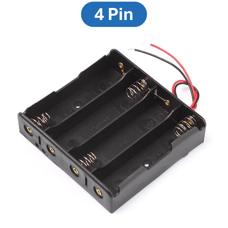 Đế pin 18650 loại ra dây nối tiếp