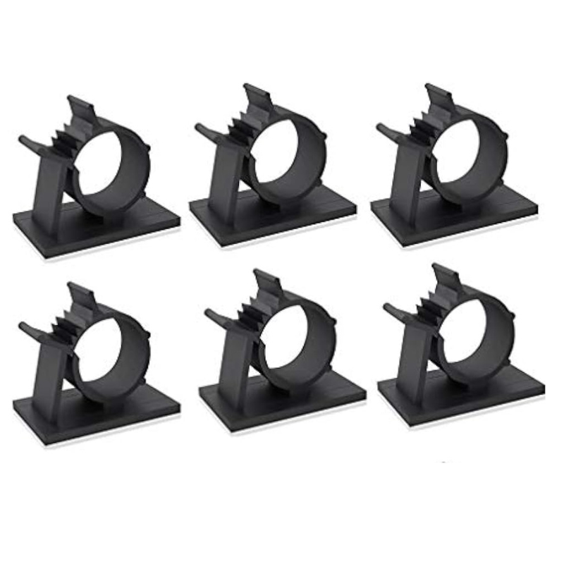 (5 cái) Kẹp giữ dây tròn có keo dán, nẹp khoá dây, gối đỡ dây