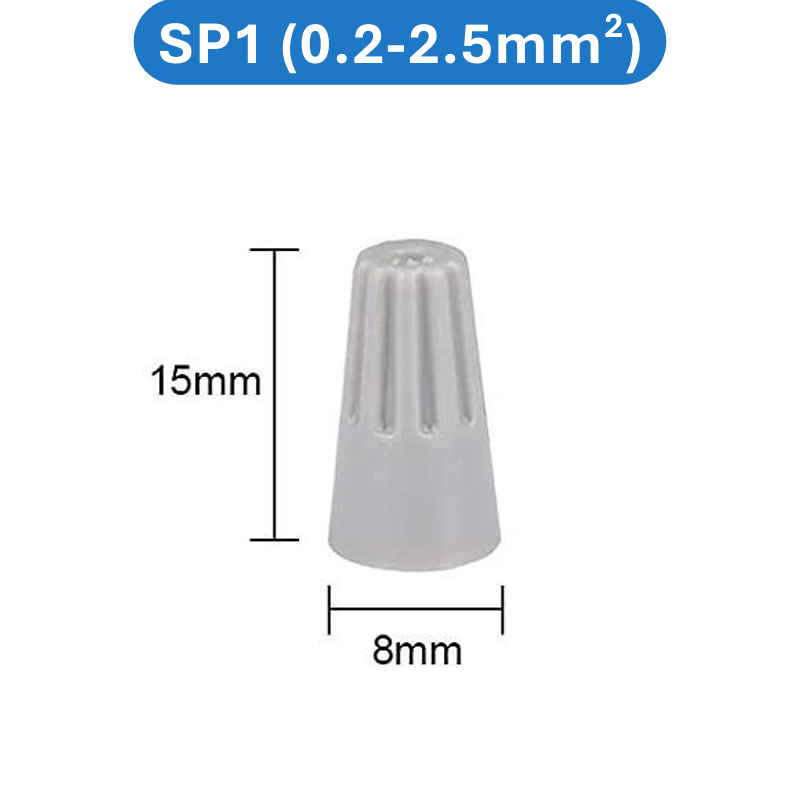 (50 Cái) Cút nối xoắn dây điện SP1 - SP6