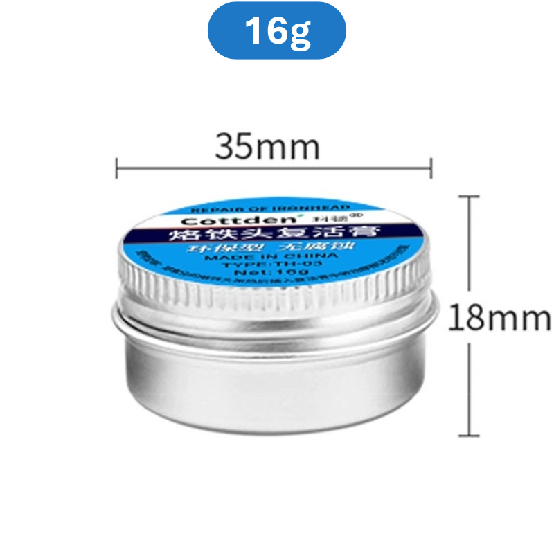 Hộp vệ sinh đầu mũi hàn bằng thiếc tiện dụng 6g/8g/16g