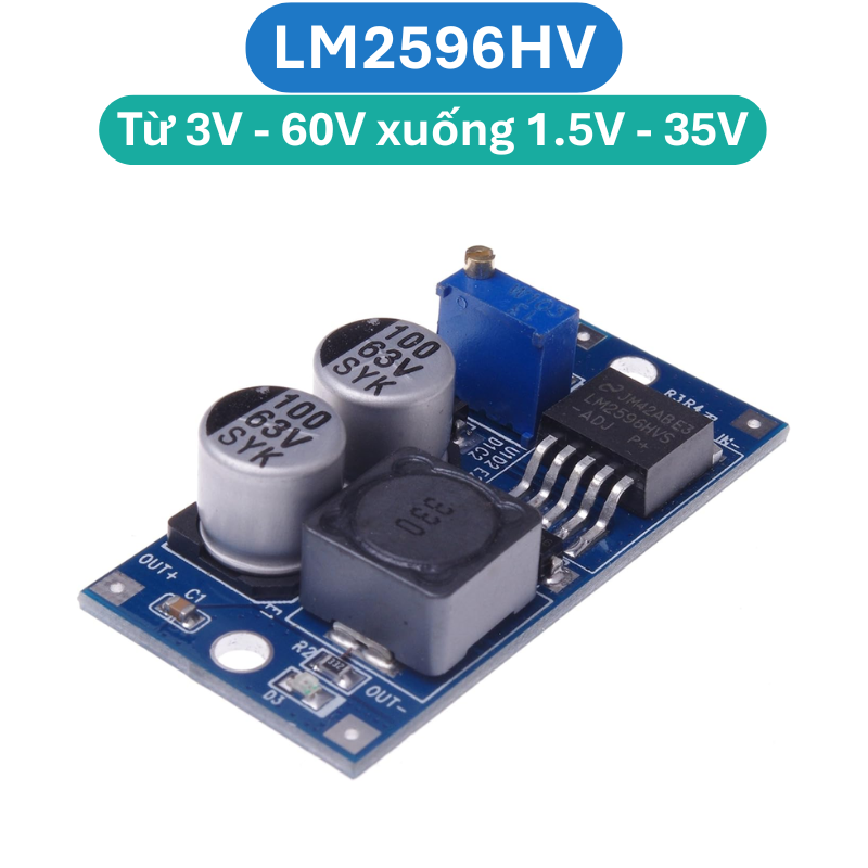 Mạch nguồn giảm áp, hạ áp ( điện áp cao) LM2596HVS / LM2596HV