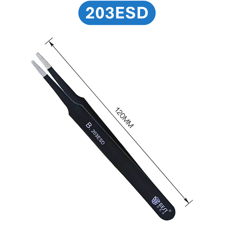 Nhíp gắp linh kiện BEST loại tốt, Nhíp chống tĩnh điện ESD bằng thép không gỉ