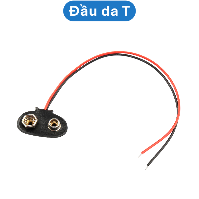 Đế ra dây pin vuông 9V