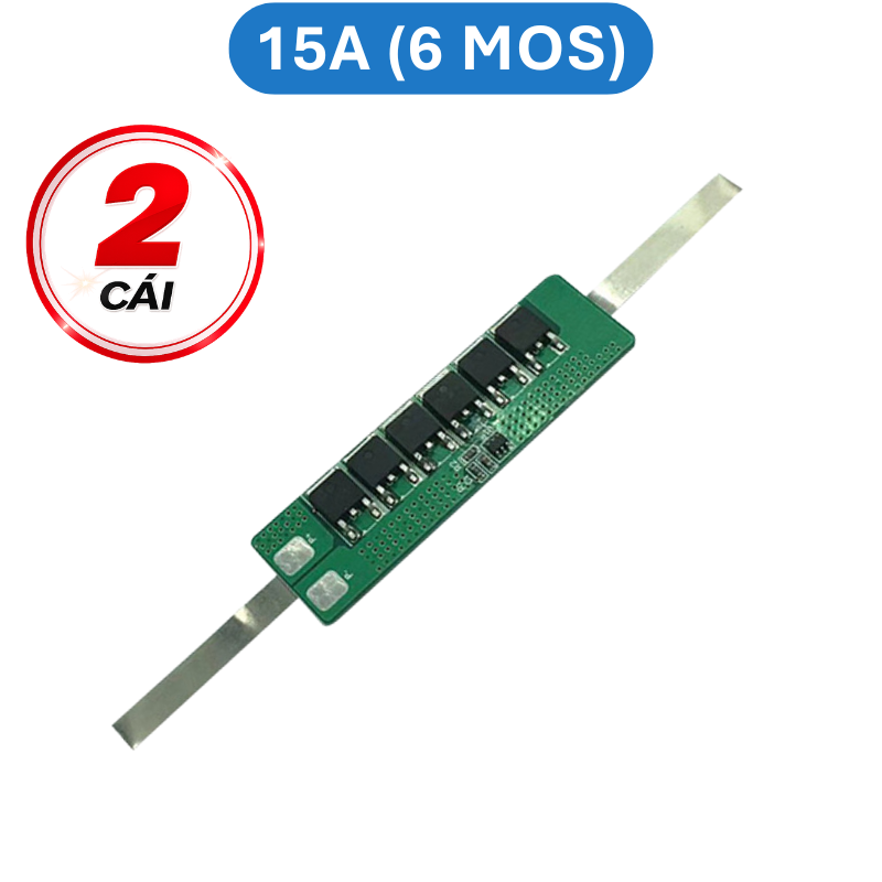 Mạch bảo vệ pin Lithium công suất cao 1S 3.7V có hàn kẽm sẵn
