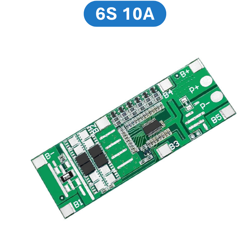 Mạch sạc bảo vệ pin lithium 6S 25.2V chân hàn