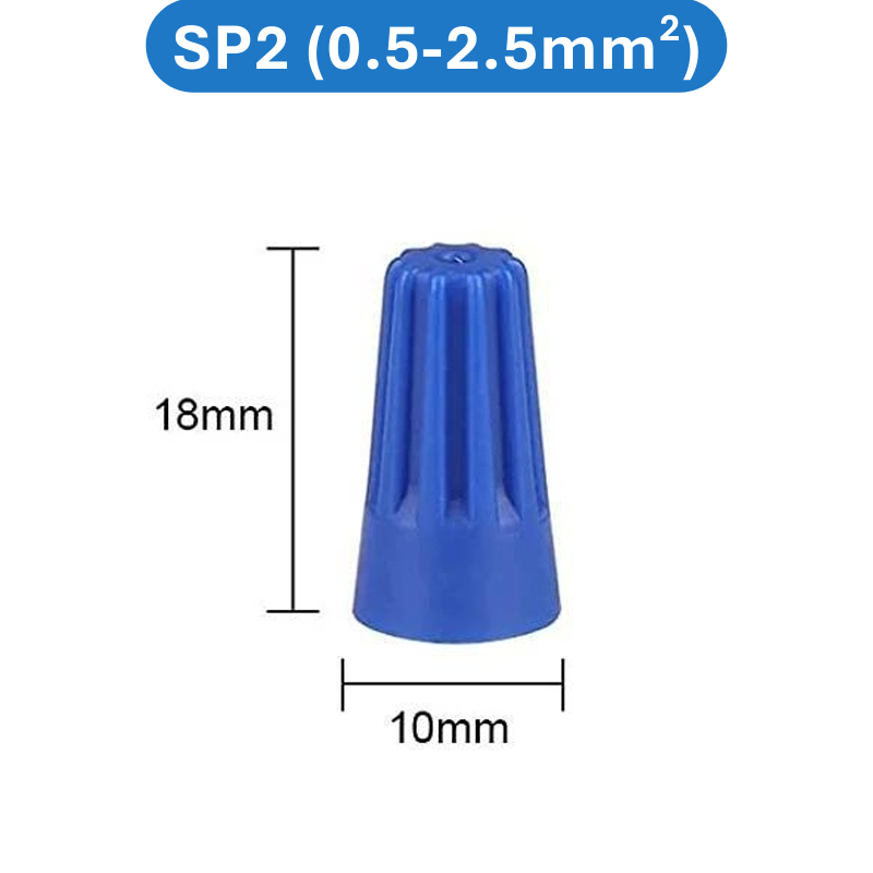 (50 Cái) Cút nối xoắn dây điện SP1 - SP6