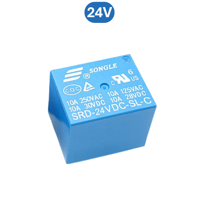 Relay ( Rờ Le) 3V - 5V - 12V - 24V - 5 chân SongLe