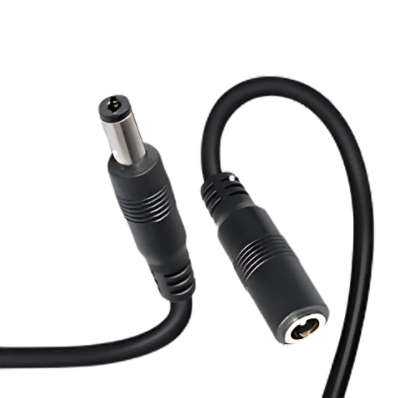 Jack nguồn dc 5.5x2.1 - Đực / Cái 20cm