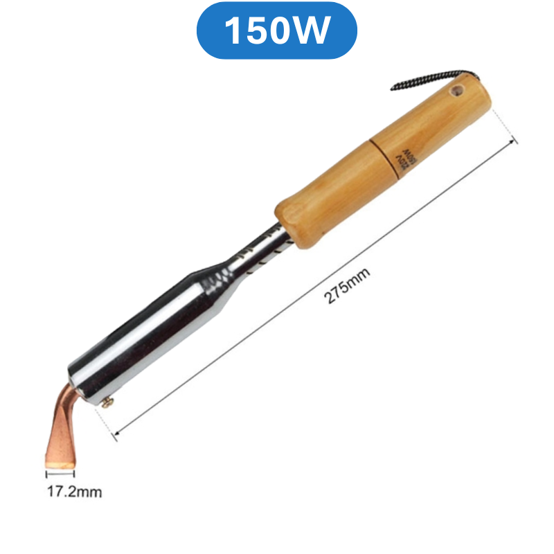 Mỏ hàn cán gỗ chuyên dụng cho mối hàn to đủ công suất 75W - 300W