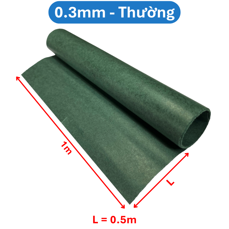 (0.5 mét) Giấy cách điện, cách nhiệt màu xanh quấn biến áp, motor , đóng pin
