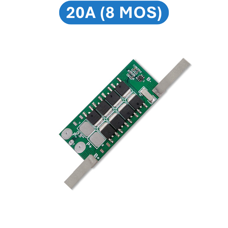 Mạch bảo vệ pin Lithium công suất cao 1S 3.7V có hàn kẽm sẵn