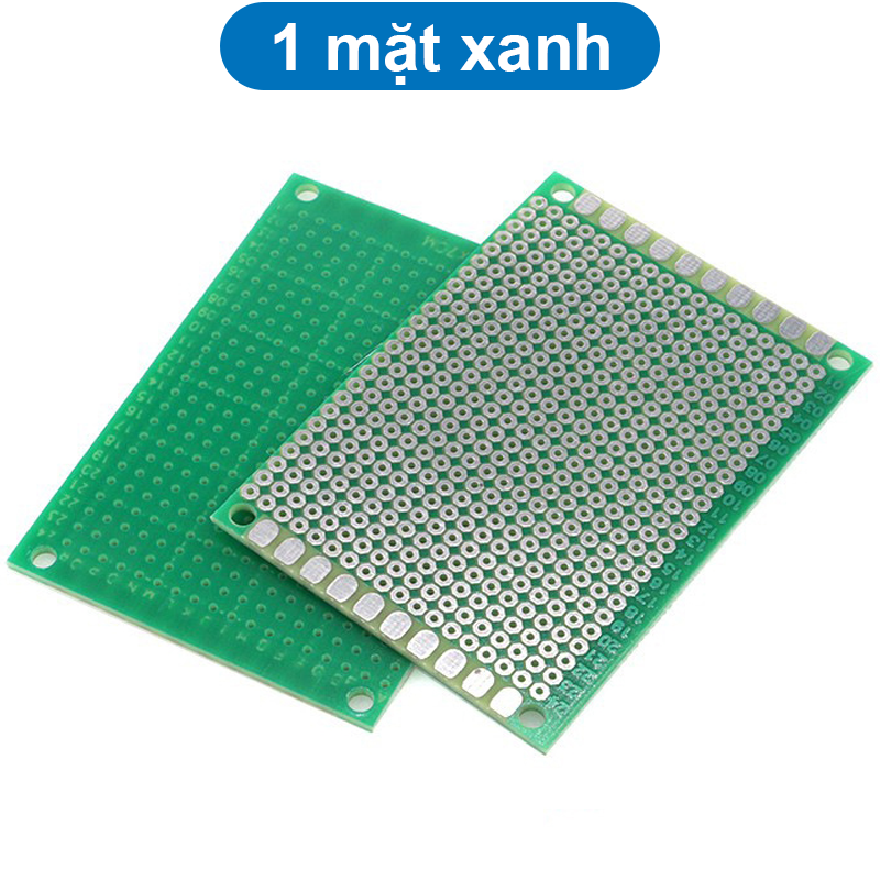 Bảng mạch đục lỗ sẵn, PCB cắm hàn linh kiện đa năng 1 mặt, 2 mặt