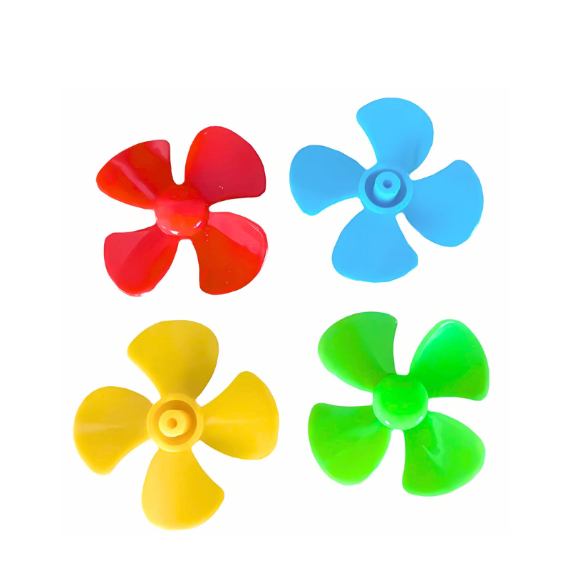 (10 cái) Cánh quạt mini 3 cánh 4 cánh 30mm ... 120mm trục 2mm bằng nhựa rất bền dùng DIY Stem Steam