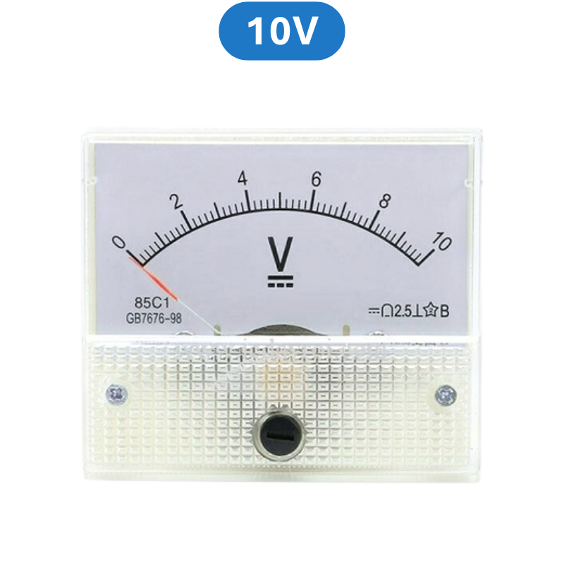 Vôn kế kim hiển thị điện áp DC 5V - 300V