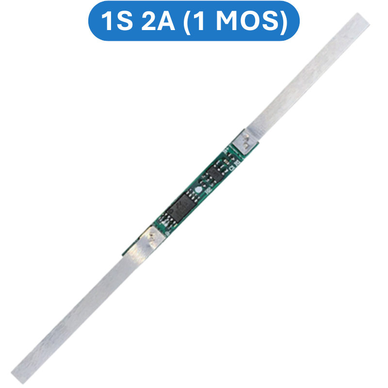Mạch bảo vệ pin Lithium 1S 3.7V 2A - 9A (1 - 6 MOS) có hàn kẽm sẵn