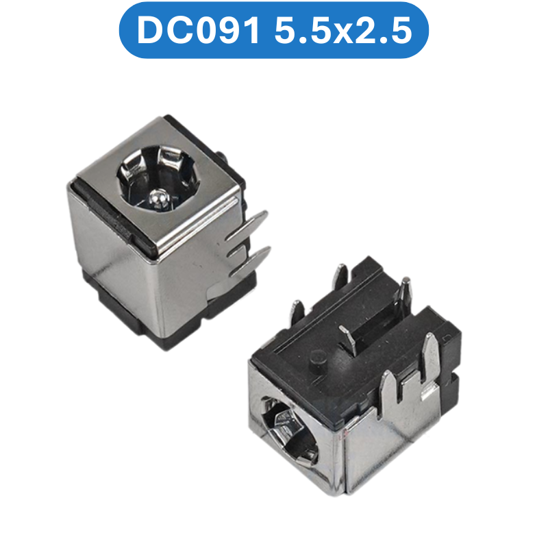 Đầu cái cắm nguồn, jack cái cắm nguồn DC chân hàn PCB