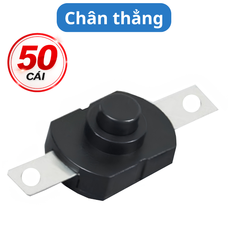 Nút nhấn giữ (on/off) 1217KD 12x17mm 2 chân