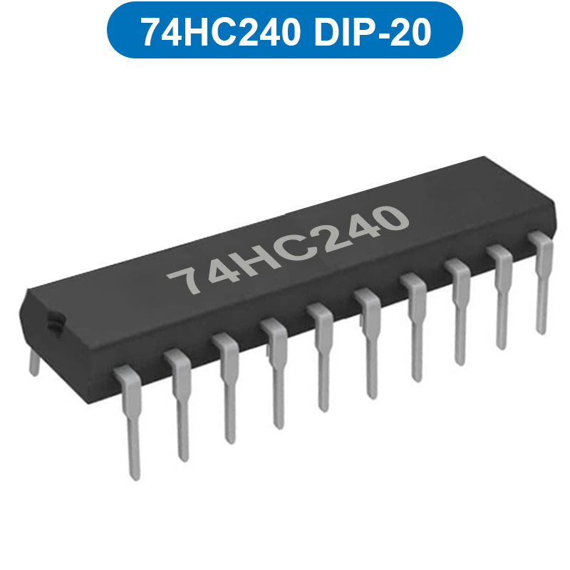 IC Buffer Inverting 3 trạng thái 74HC240 chân cắm / chân dán
