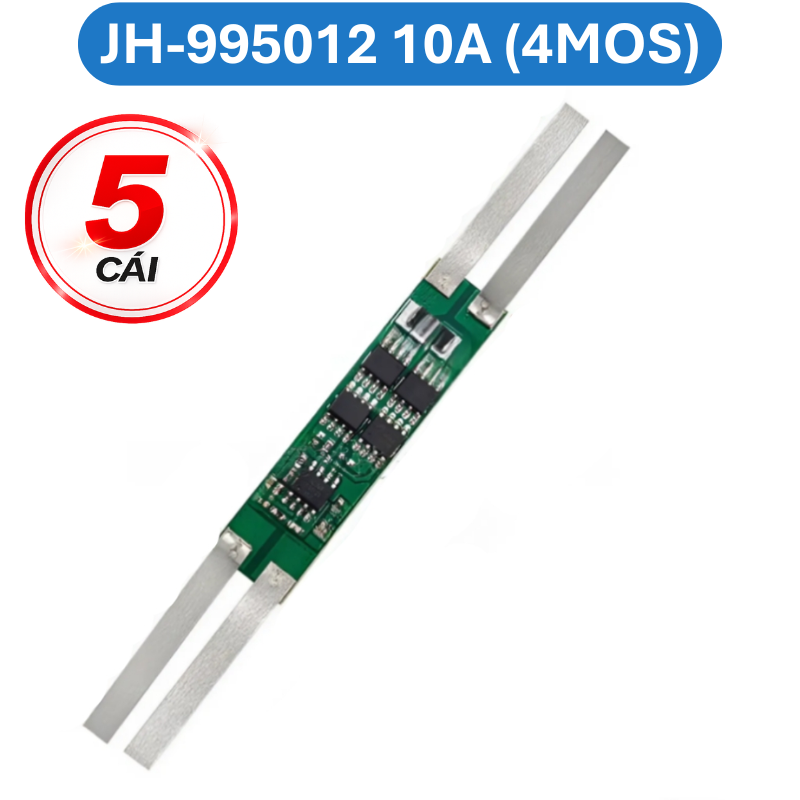 Mạch bảo vệ pin lithium 3S JH - 995098 5A/JH - 995012 10A có sẵn kẽm hàn