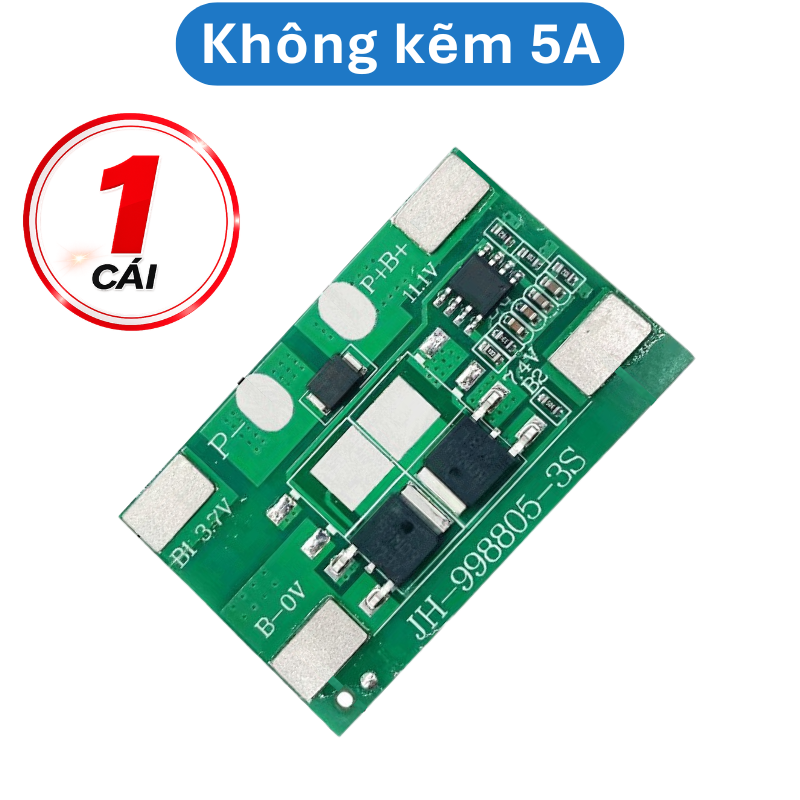 Mạch cân bằng bảo vệ pin lithium 18650 BMS 3S có/không có kẽm hàn