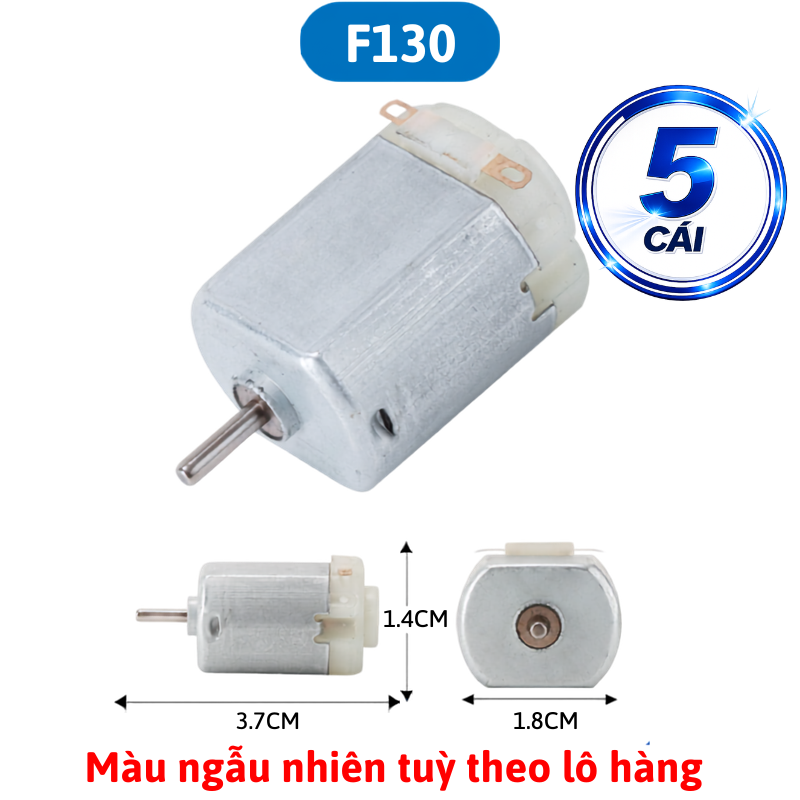 Động cơ DC mini F130, F180, R140, R260… 5000-20000 rpm 3-12V