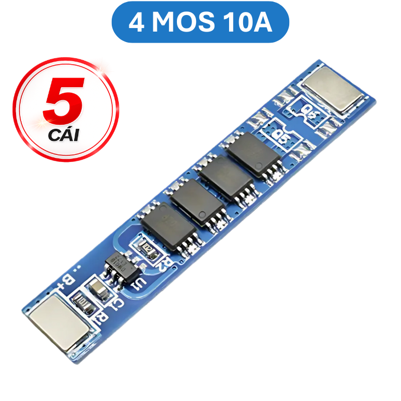 Mạch bảo vệ pin lithium 18650 1S 5A/10A/20A không kẽm hàn