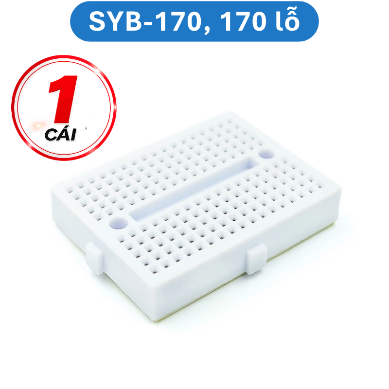 Breadboard lỗ cắm, bo cắm test linh kiện,mạch,học tập,…