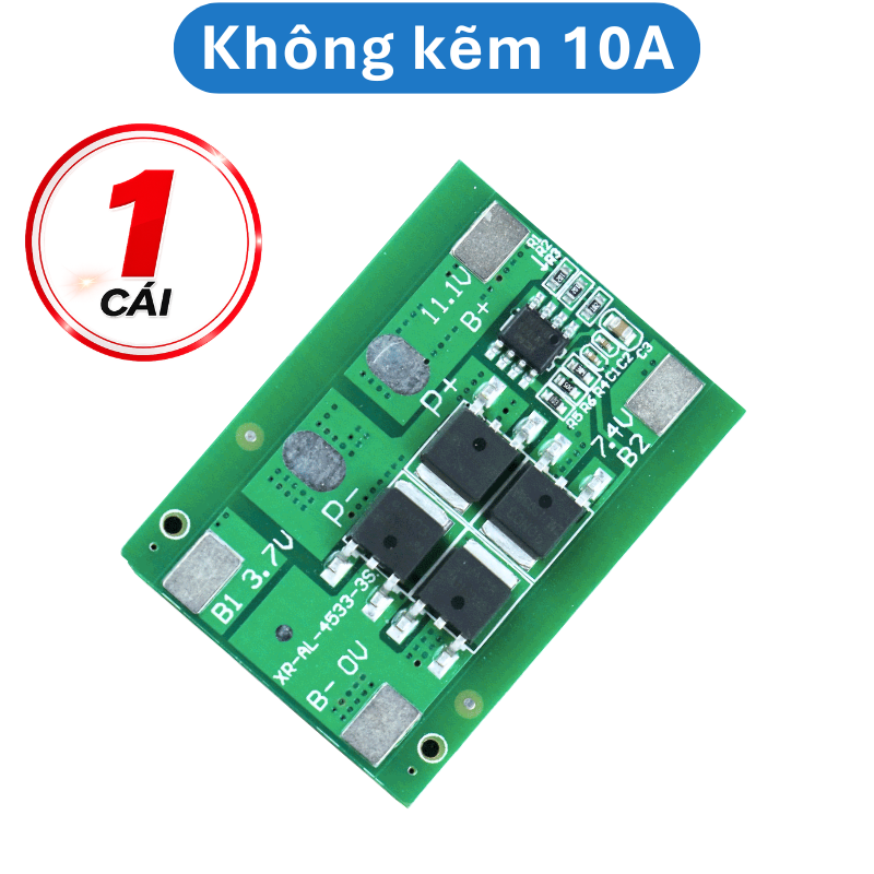 Mạch cân bằng bảo vệ pin lithium 18650 BMS 3S có/không có kẽm hàn