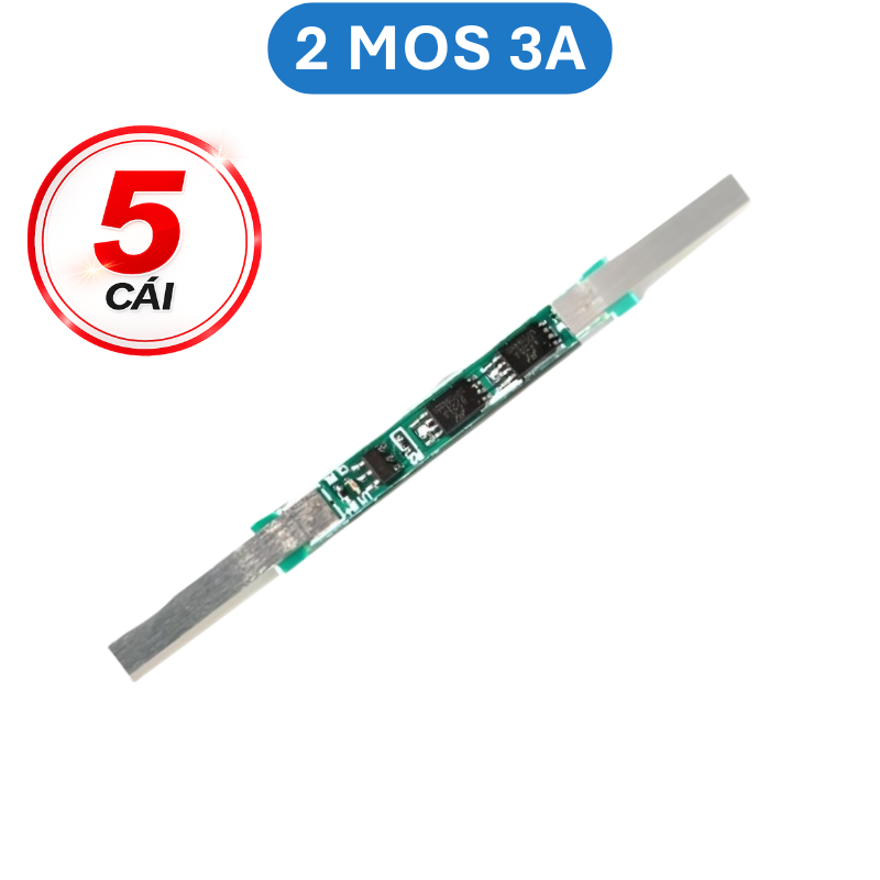 Mạch bảo vệ pin sắt LifePo4 1S 3.2V có sẵn kẽm hàn