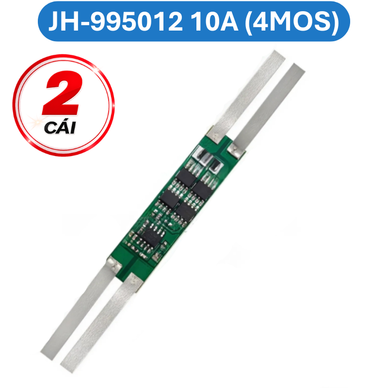 Mạch bảo vệ pin lithium 3S JH - 995098 5A/JH - 995012 10A có sẵn kẽm hàn