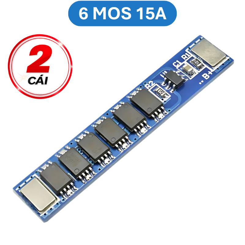Mạch bảo vệ pin lithium 18650 1S 5A/10A/20A không kẽm hàn