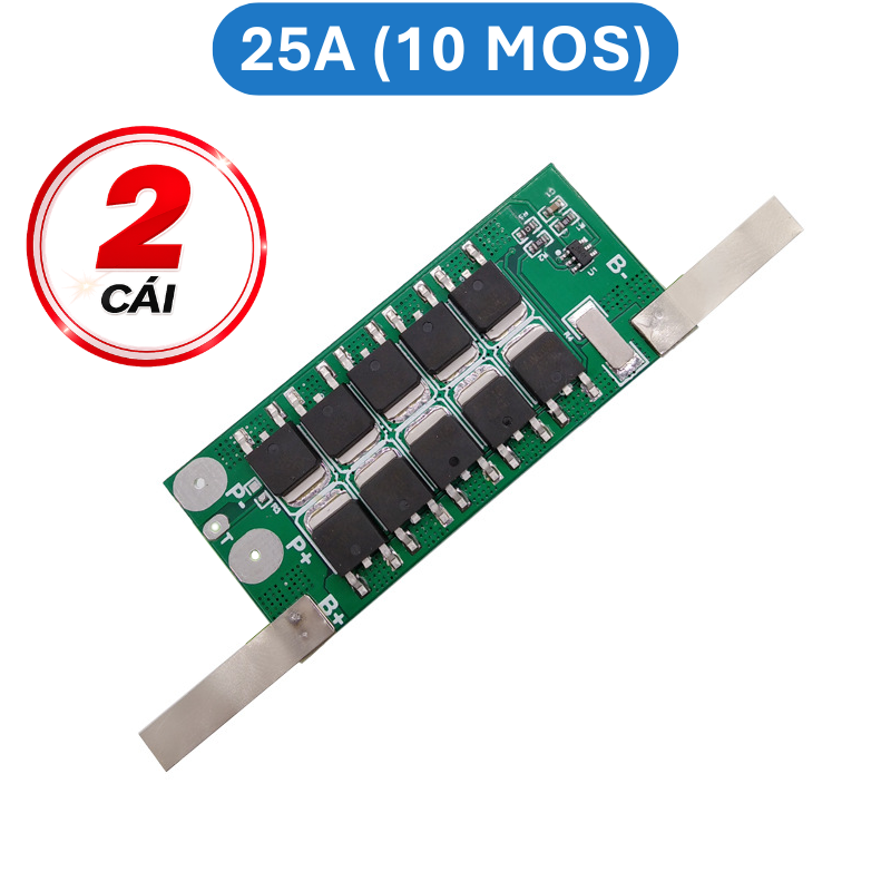 Mạch bảo vệ pin Lithium công suất cao 1S 3.7V có hàn kẽm sẵn