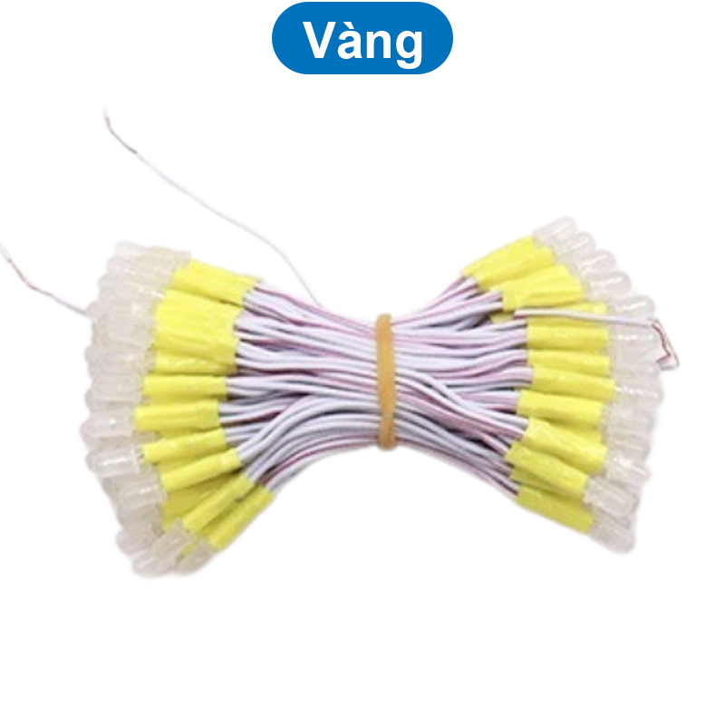 (100 con) LED ruồi liền dây 5mm đấu song song điện áp 5V,12V