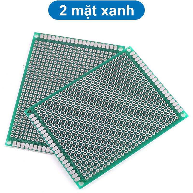 Bảng mạch đục lỗ sẵn, PCB cắm hàn linh kiện đa năng 1 mặt, 2 mặt