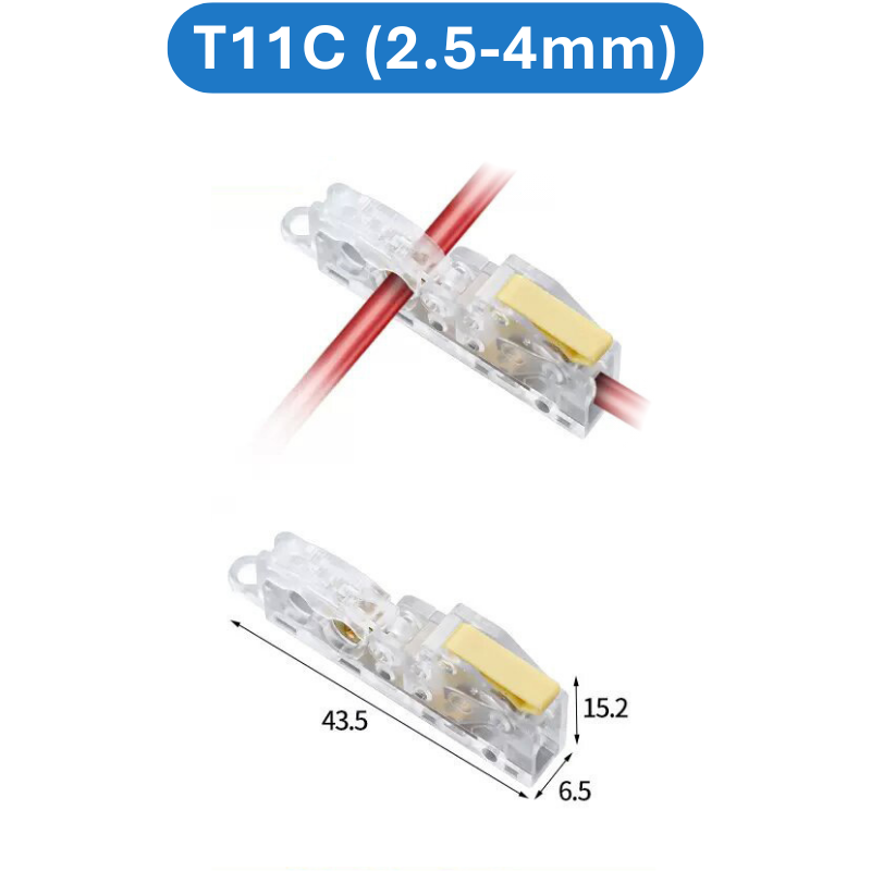 (2 Cái) Cút nối dây điện nhanh chữ T 32A Cho dây 0.5 - 5mm2